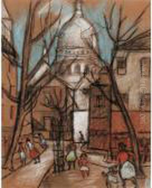 Sacre Coeur; Montmatre - view 1