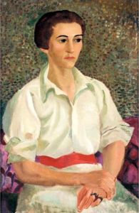 Portrait Of A Seated Girl by Christopher Wood