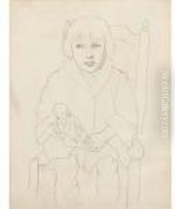 Seated Girl With A Doll