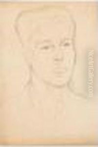 Portrait Of Constant Lambert by Christopher Wood