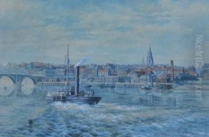 Paddle Steamers At Berwick