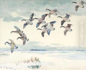 Canada Geese by Frank Watson Wood