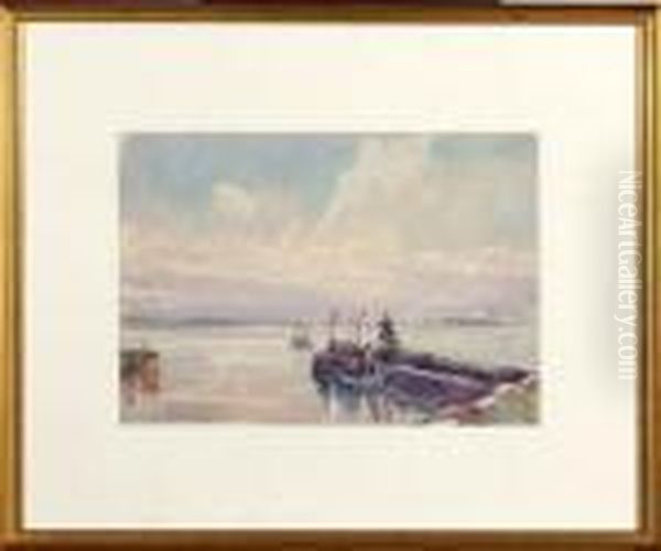 A Quiet Fishing Harbour - view 1