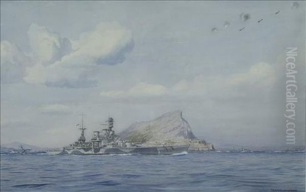 The Defence Of The Ark Royal, Gibraltar - view 1