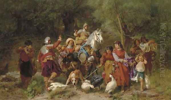 The Knight's Entourage - view 1