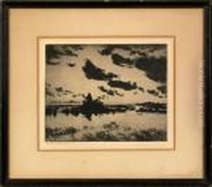 Hunters In A Marsh by Frank Watson Wood
