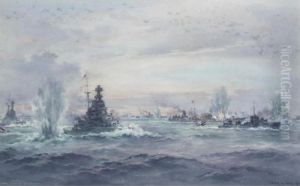 Illustrious - Malta; A Convoy To Malta by Frank Watson Wood