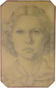 Portrait Of Young Woman Wearing Kerchief