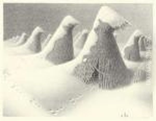 January Lithograph - view 1