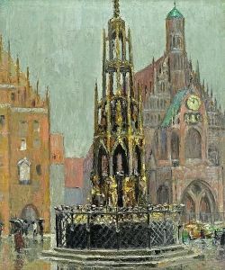 Marketplace Nuremburg And Indian Creek: A Double Sided Work