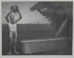 Sultry Night by Grant Wood