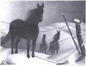 February (c. 17) by Grant Wood