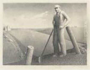 In The Spring (cole 13) by Grant Wood