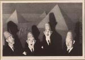 Shrine Quartet<</b> by Grant Wood