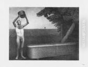Sultry Night by Grant Wood