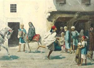 An Egyptian courier by Willem De Famars Testas