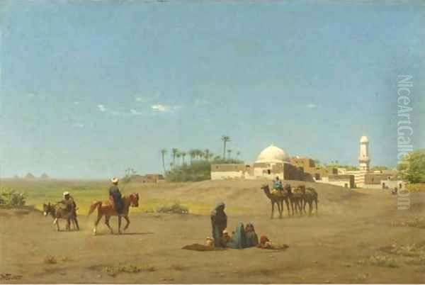 An oasis in Egypt - view 1