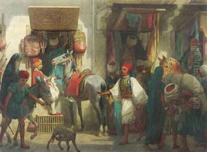 un Bazar au Kaire by Willem De Famars Testas
