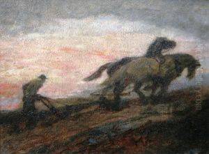 February Ploughing by David Woodlock
