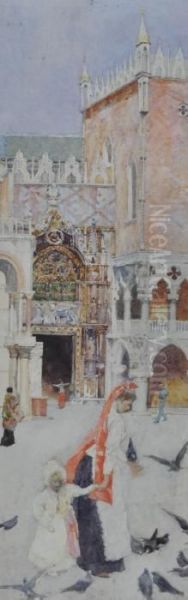 Scenes In St. Marks Square,
Venice - view 1