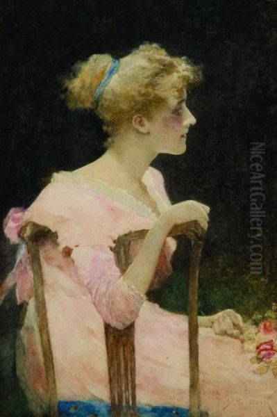 Illustration Of 'maude' For Tennyson's Maude - view 1