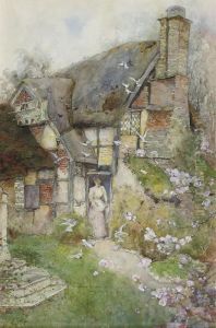 An Old Cottage Near Church Stretton, Shropshire by David Woodlock
