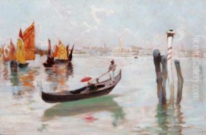 A Spring Morning On The Lagoon, Venice by David Woodlock