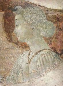 An Angel (detail) 1435 by Paolo Uccello