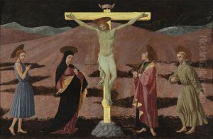 Crucifixion 1460-65 by Paolo Uccello