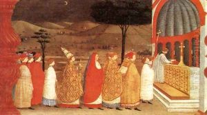 Miracle of the Desecrated Host (Scene 3) 1465-69 by Paolo Uccello
