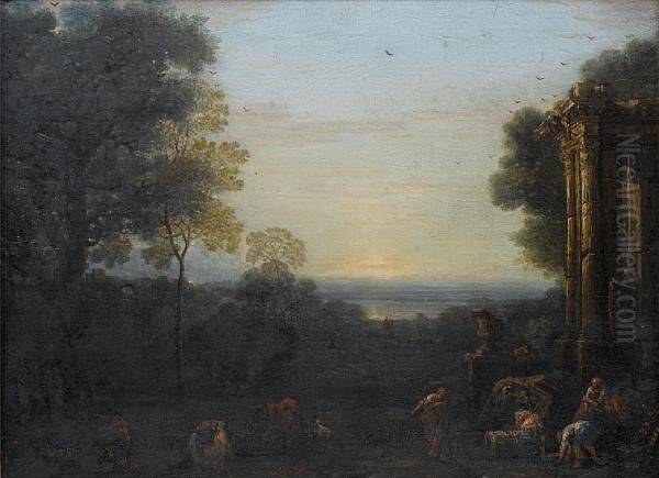 An Italianate Landscape - view 1