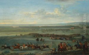 The Prince Of Wales At A Race Meeting On Newmarket Heath