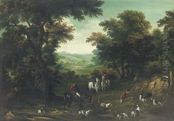 A Hunting Party At A Covert - view 1