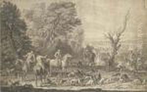 The Chase; The Going Out In The Morning; The Hounds At Fault by John Wootton