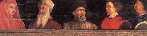Portraits of Giotto, Uccello, Donatello, Manetti and Bruno by Paolo Uccello