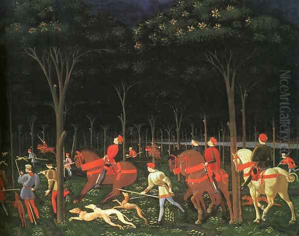 The Hunt in the Forest (right half) 1460s - view 1