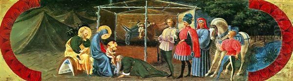 Adoration of the Magi (Quarate predella) - view 1