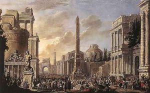 Antique Forum with a Triumphal Procession 1670s