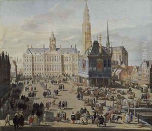 Dam Square, Amsterdam, 1659