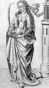 Saint Barbara 1475-1500 by Flemish Unknown Masters