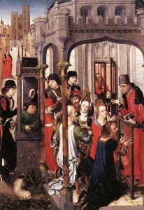 The Preaching of St Gery 1475-80 by Flemish Unknown Masters