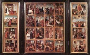 Triptych with Scenes from the Life of Christ 1500-05 by Flemish Unknown Masters