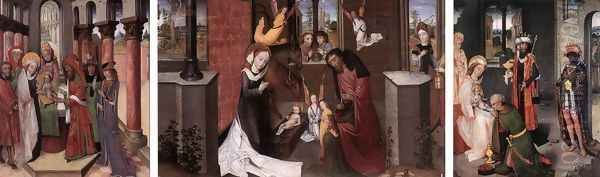 Triptych with Scenes from the Life of Christ - view 1