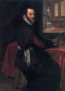 Portrait of Giambologna in his Studio 1570s by Flemish Unknown Masters
