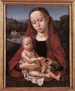 Virgin and Child 1495-1505 by Flemish Unknown Masters