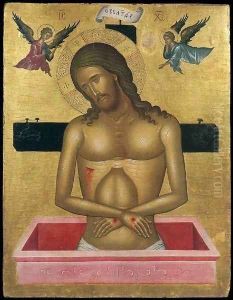 Christ in the Tomb by Cretan Unknown Master