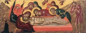 The Lamentation of Christ by Cretan Unknown Master