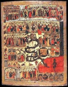 The Last Judgment by Russian Unknown Master
