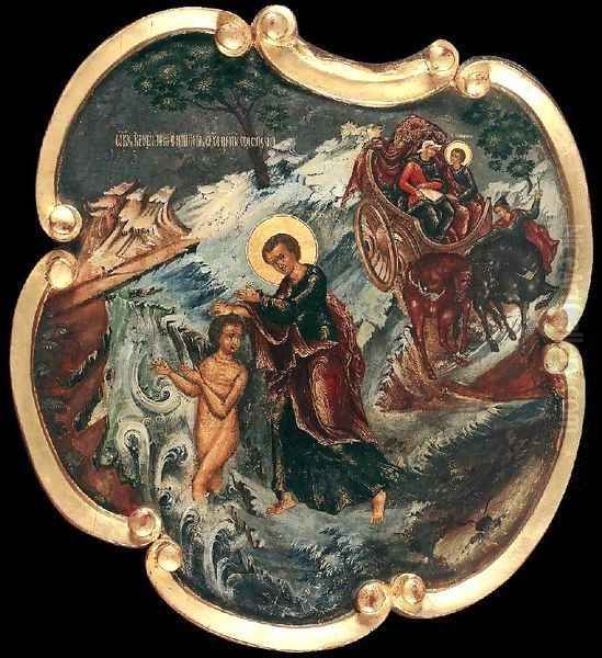 The Baptism of the Eunuch of the Ethiopean Queen by Philip - view 1