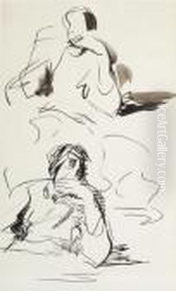Femme Pensive - view 1